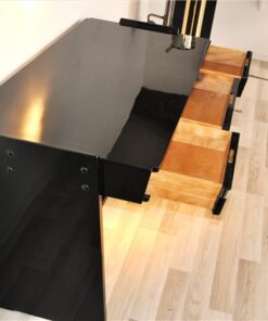 Bauhaus Desk, great Design, rotating chromebar, 3 drawers