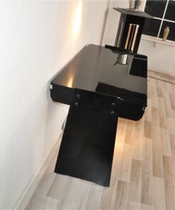 Bauhaus Desk, great Design, rotating chromebar, 3 drawers