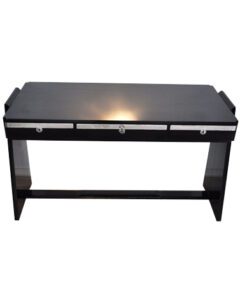 Bauhaus Desk, great Design, rotating chromebar, 3 drawers