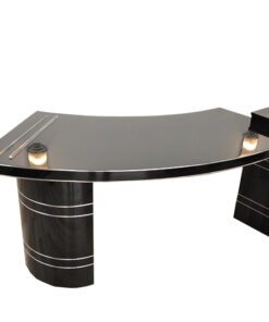 unique Design, 2 illuminated elements on the top plate, chromelines, handpolished