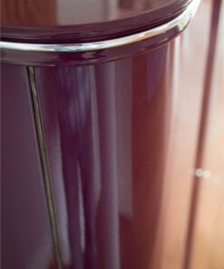 Art Deco bar cabinet La Vie, Design by Margarethe Schreinemakers, unusual lilac lacquer, wonderful swing doors, great design