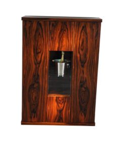 Art Deco Bar Cabinet, Rosewood, wonderful furnier, plenty of storage, luxurious design, absolute eyecatcher