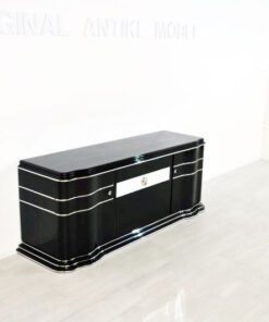 Art Deco Sideboard, Lowboard, Longboard, mirror stripe, swing doors
