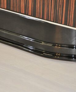 unique makassar furnier highgloss surface curved foor with pianolacquer great body language