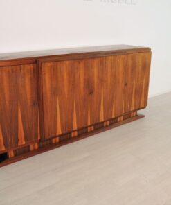 Art Deco, Sideboard, rosewood, antique, original, massive, rare, wood, solid wood, single piece, high quality, elegant, living room, unrestored