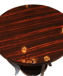 Art Deco, antique, original, rare, table, sidetable, highgloss, macassar, Unique, high quality, elegant, living room furniture, restored, french