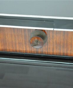 Art Deco, Sideboard, Buffet, living romm,rosewood, Palisander, veneer, big, elegant, plain, piano lacquer, Original, Vintage, Antique