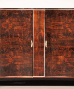 Art Deco, Commode, Sideboard, Buffet, Walnut, Antique, Restored, Refurbished, Highgloss, French, 1930s, Furniture, Storage, Living Room