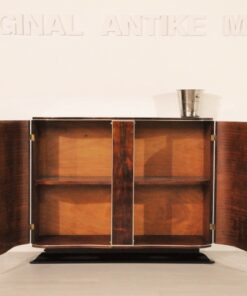 Art Deco, Commode, Sideboard, Buffet, Walnut, Antique, Restored, Refurbished, Highgloss, French, 1930s, Furniture, Storage, Living Room