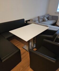 Dining table and chairs
