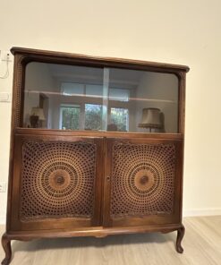 Chippendale Vitrinenschrank