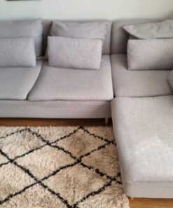 Schlafcouch grau inkl. Großzügigen bettkasten