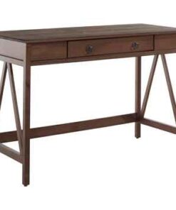 1 x Timbers Schreibtisch Fonville, aus Kiefernholz, Breite 116,5 cm, Home Office, Konsolentisch