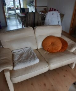 2 Sitzer Sofa aus Leder
