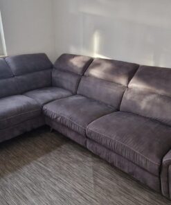 Ecksofa anthrazit