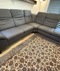 Ecksofa mit Relaxfunktion Echtleder