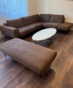 W. Schillig Ecksofa mit Hocker