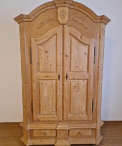 Schrank Bauernschrank Massivholz 2-türig teilbarer Schrank Vintage