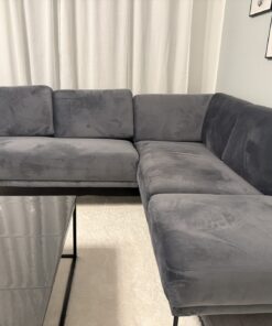 Westwing Ecksofa aus Samt