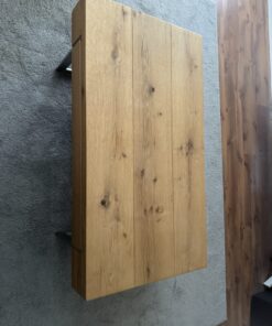 Wohnzimmer Tisch aus Holz mit Schiebeschublade