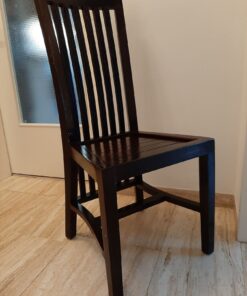 4 Stühle Teakholz massiv, Kolonialstil