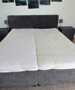Bergen Bett 180x200 grau
