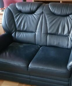 Leder-Sofa