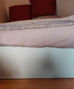 IKEA Bett mit Lattenrost, Matratze & 2 Kissen(160x200)
