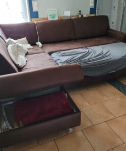 Eckcouch mit Schlaffunktion