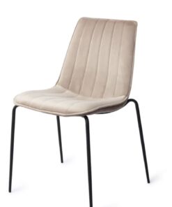 Stuhlset, beige - schwarz
