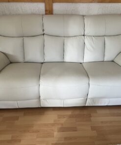 Ledercouch Ledersofa 2er Set