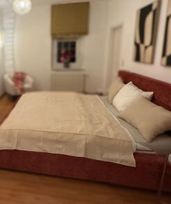 Design-Bett "Credo" mit Röwa/Werkmeister Bettsystem "Basic Line" mit Premium-Matratzen