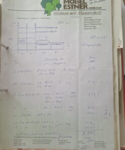 Wohnwand in Buche Vollholz