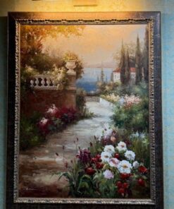 Mediterranes Echtwandbild