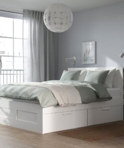 BRIMNES Bett inkl Lattenrost