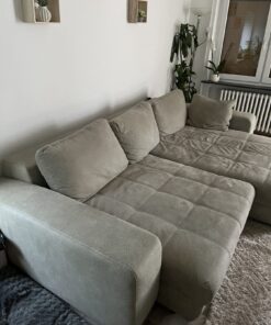 Elektrisch verstellbares L-Sofa