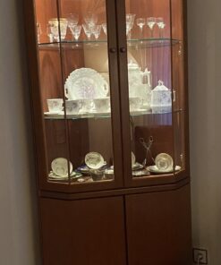 Eckvitrine, Hülsta, Kirschholz