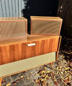 Musikschrank 60er mit lautsprechern