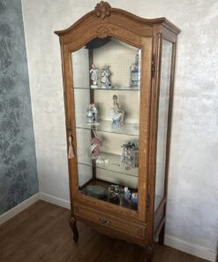 Glas-Vitrine Eiche