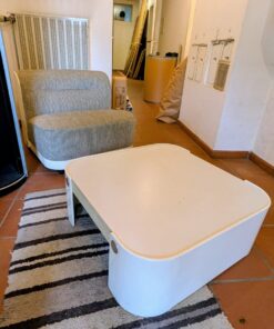 Weißer Couchtisch Trinom von Peter Maly für COR