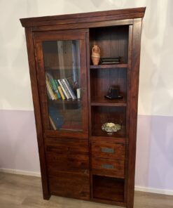 Schrank Echtholz Akazie Dunkelbraun
