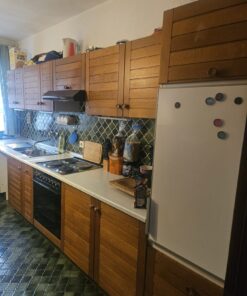 Massivholz felke Küche mit Herd / Kühlschrank