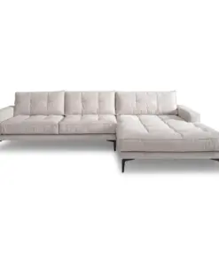 Chaiselongue Couch Schöner Wohnen Modell: Silvano Stoff: silk grey