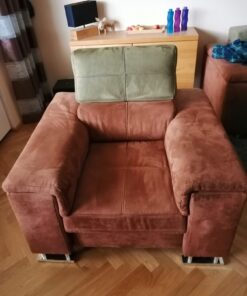 Sofa 1-Sitzer mit Hocker