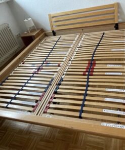 Bettgestell Vollholz Buche mit Lattenrost 180x200 cm