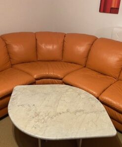 Leder-Sofa