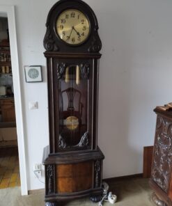 Esszimmer Gründerzeitmöbel-Ensemble Büffet & Standuhr & Tisch (6-14 P) & Stühle