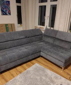 Schlafsofa grau (2,84m x 2,00m)