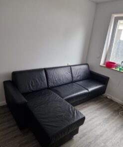 Kabs Ledersofa mit Schlaffunktion