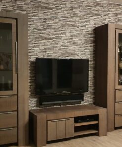 Wohnzimmer komplett Wildeiche Massiv